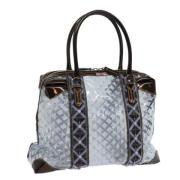 Pre-owned Vinyl handbags Fendi Vintage , Gray , Dames