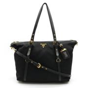 Pre-owned Nylon prada-bags Prada Vintage , Black , Dames