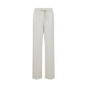 Flanellen Joggers, Casual Elegantie Iceberg , Gray , Dames