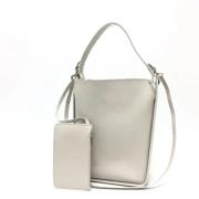 Pre-owned Leather shoulder-bags Balenciaga Vintage , White , Dames