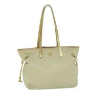 Pre-owned Nylon totes Prada Vintage , Beige , Dames