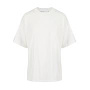 Katoenen Jersey Regular Fit T-shirt Iceberg , Beige , Dames