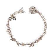 Armband Messing armband met strass Patrizia Pepe , Gray , Dames