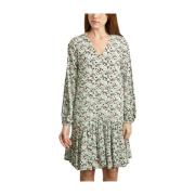 Mint Groene Bloemen Wikkeljurk Essentiel Antwerp , Multicolor , Dames