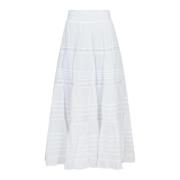 Witte Kant Rok Felicia S Voile Neo Noir , White , Dames