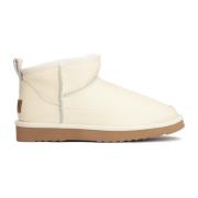 Dames sneeuwlaarzen van graanleer Kazar , Beige , Dames