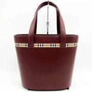 Pre-owned Fabric totes Burberry Vintage , Brown , Dames