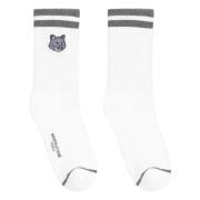 Socks Maison Kitsuné , White , Heren