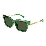 Groene zonnebril Bv1242S Bottega Veneta , Green , Dames