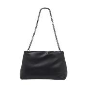 Zwarte Micro Mono Tote Schoudertas Calvin Klein , Black , Dames