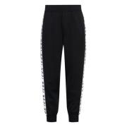 Katoenmix joggingbroek met strepen Dsquared2 , Black , Heren