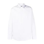 Casual Katoenen Overhemd voor Mannen Dsquared2 , White , Heren