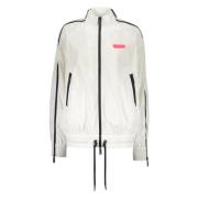 Katoenen bomberjack met geribbelde kraag Dsquared2 , White , Dames