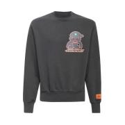 Katoenen sweatshirt met voor- en achterprint Heron Preston , Gray , He...