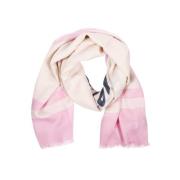 Monogram Print Modal Cashmere Sjaal Lanvin , Pink , Dames