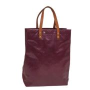 Pre-owned Leather totes Louis Vuitton Vintage , Red , Dames