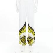 Pre-owned Nylon bottoms Versace Pre-owned , White , Dames