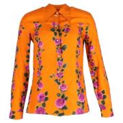 Pre-owned Cotton tops Gucci Vintage , Orange , Dames