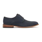 Navy Blauwe Geperforeerde Derby Schoenen Kazar , Blue , Heren