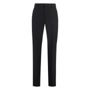 Logoed wollen broek Givenchy , Black , Heren