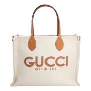 Cotton totes Gucci , Beige , Dames