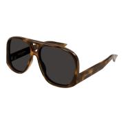 Havana/Grey Zonnebril SL 652/F Solace Saint Laurent , Brown , Dames