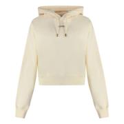 Katoenen Geribbelde Hoodie Jacquemus , Beige , Dames