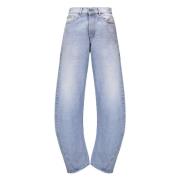 Klassieke Denim 5-Pocket Jeans Off White , Blue , Dames