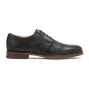 Zwarte Derby Leren Schoenen Kazar , Black , Heren