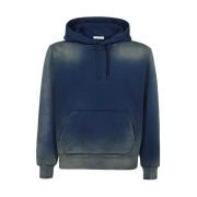 Katoenen hoodie met geribbelde boorden Eytys , Blue , Heren