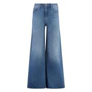 Stijlvolle Wide-Leg Jeans Mother , Blue , Dames