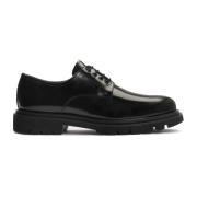 Klassieke zwarte Derby schoenen Kazar , Black , Heren