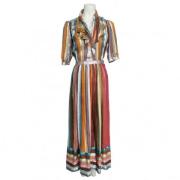 Pre-owned Satin dresses Yves Saint Laurent Vintage , Multicolor , Dame...