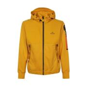 Hoodie met rits en verstelbare capuchon Parajumpers , Orange , Heren