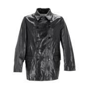 Pre-owned Leather tops Dolce & Gabbana Pre-owned , Black , Heren