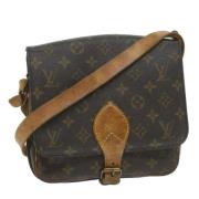 Pre-owned Canvas shoulder-bags Louis Vuitton Vintage , Brown , Dames