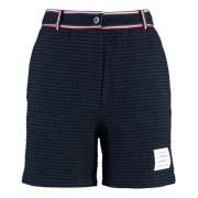 Gebreide shorts met zakken Thom Browne , Blue , Dames