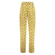 Piera Bedrukte Broek Isabel Marant , Yellow , Dames