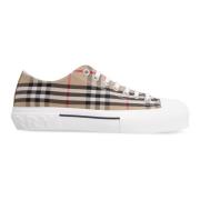 Vintage Check Canvas Sneakers Burberry , Multicolor , Heren