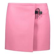 U-Lock Mini Rok met Overslag Givenchy , Pink , Dames