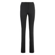 Wijd uitlopende Viscose Broek Pinko , Gray , Dames