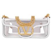 Leather shoulder-bags Valentino , White , Dames