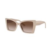 Beige/Brown Shaded Zonnebril Jimmy Choo , Beige , Dames