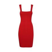 Elegante Jersey Sheath Jurk John Richmond , Red , Dames