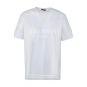 Waterverf Bulky Fit T-Shirt Balmain , Blue , Heren