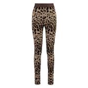 Gebreide leggings met elastische tailleband Dolce & Gabbana , Multicol...