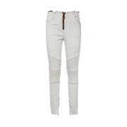 Jeans met ritssluiting bij de enkels Balmain , Gray , Dames