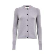 Luxe Cashmere Cardigan met Geribbelde Details Salvatore Ferragamo , Gr...