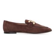 Geitenleren Loafers Tod's , Brown , Dames