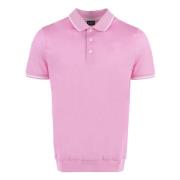 Katoenen Piqué Polo Shirt Paul & Shark , Pink , Heren